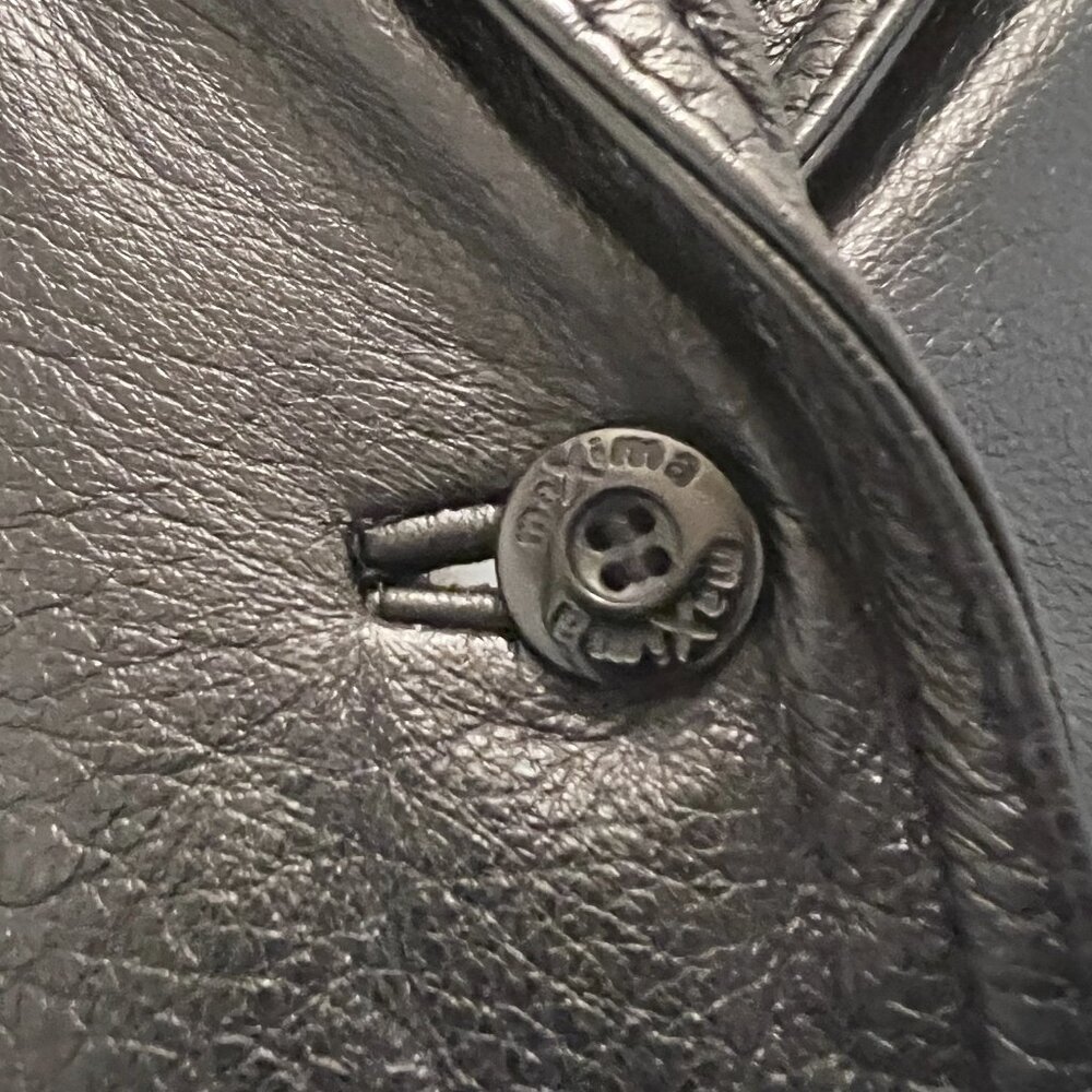 Wilson's Leather Maxima Women's Vintage Black Jacket/Blazer-Size Med.-Casual - Picture 7 of 16